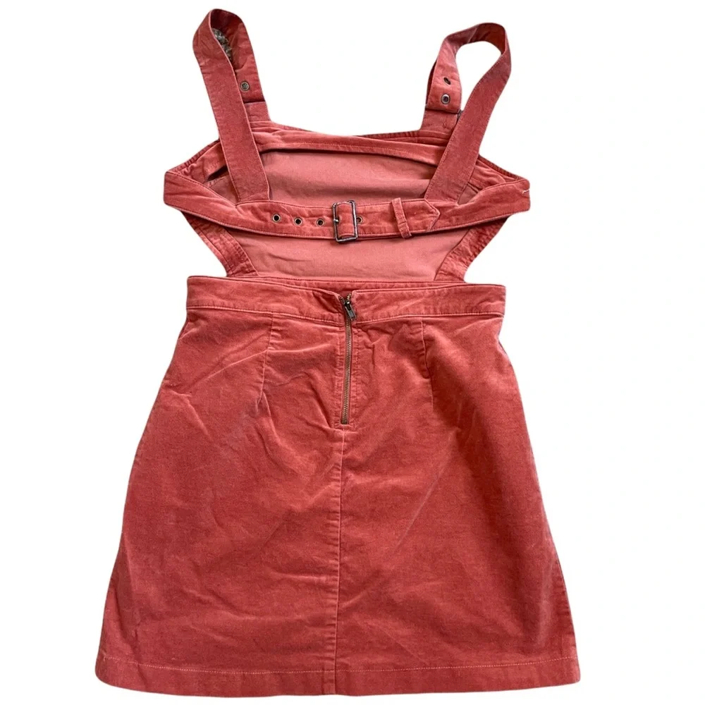 Corduroy Overall Schoolgirl dress jumper women's M Y2K FOREVER 21 Autumn - Picture 3 of 6